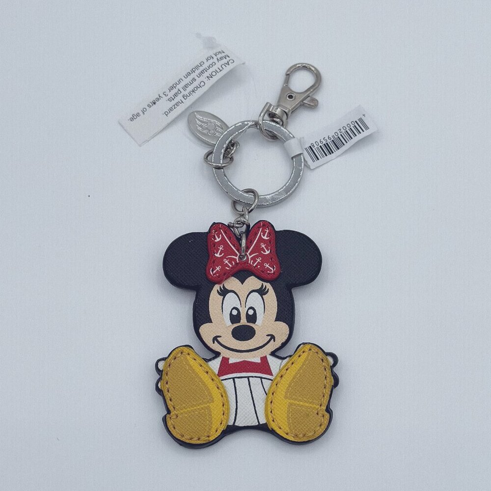 Disney Cruise Line Minnie Mouse Textured Keychain
